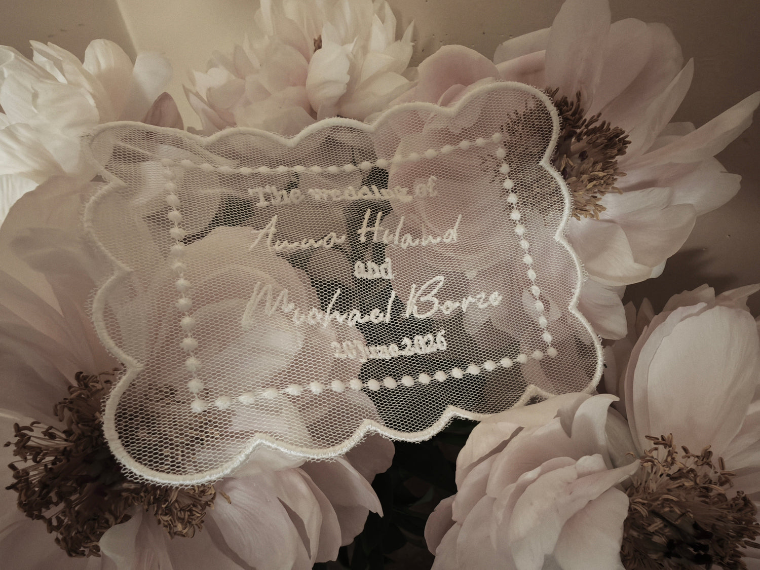 Tulle Wedding Invitations