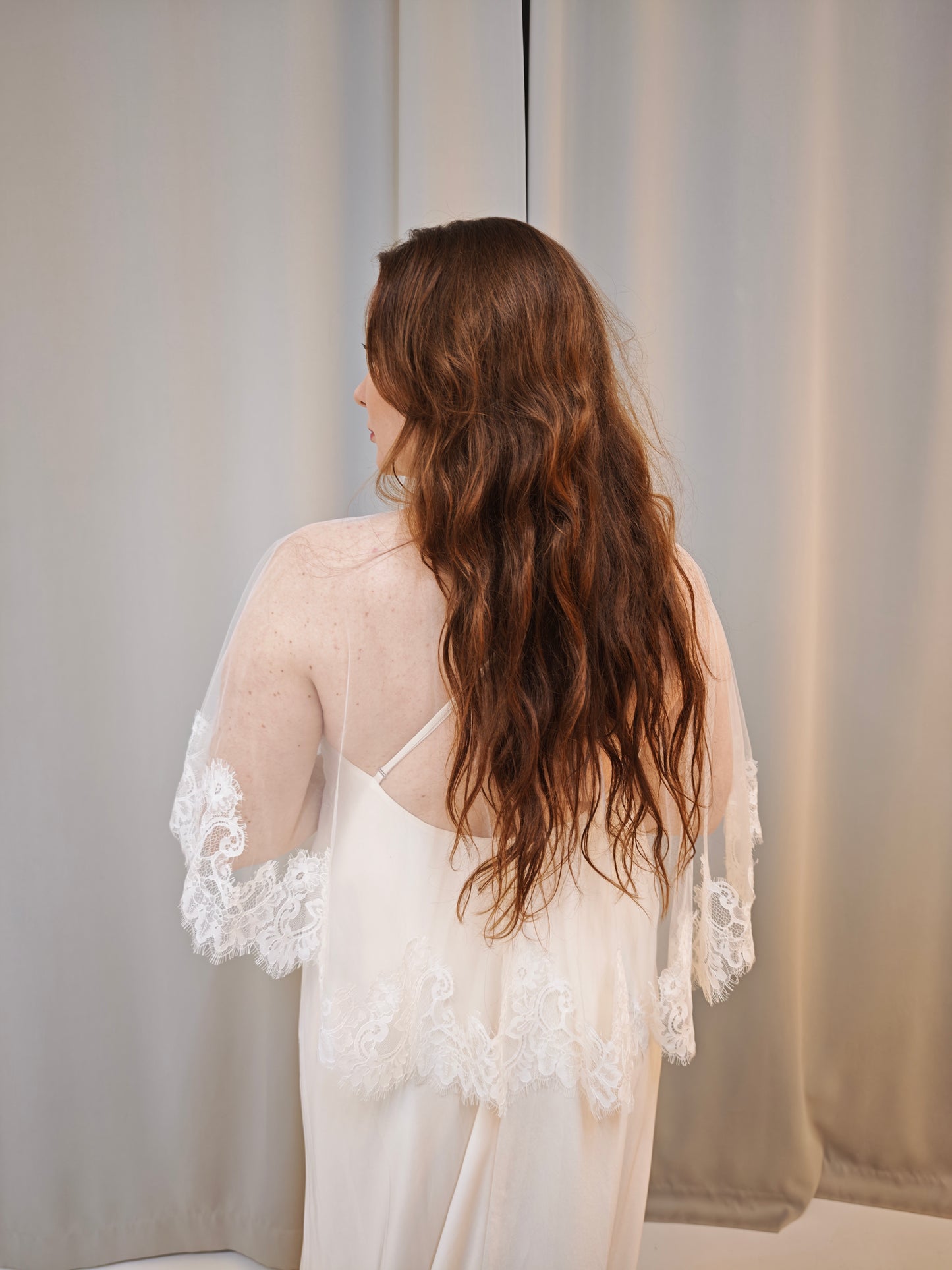 Chantilly Lace Bridal Cape